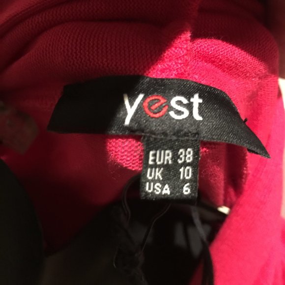 Yest Yessica Ladies Short Cardigan Sweater Cerise Pink 80474B Various Sizes - Picture 9 of 16